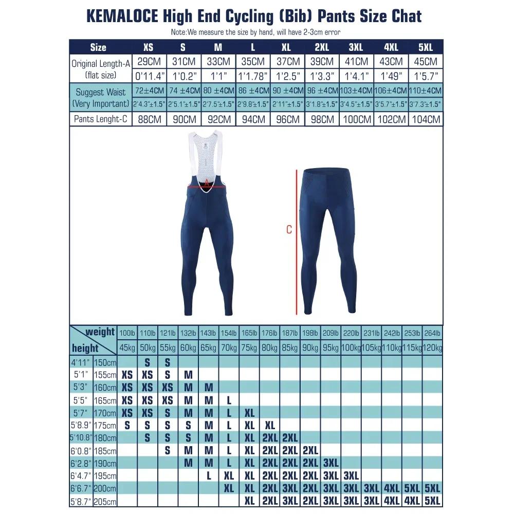 KEMALOCE hommes pantalons de cyclisme été et automne séchage rapide bleu/noir/gris Gel Pad vtt vélo