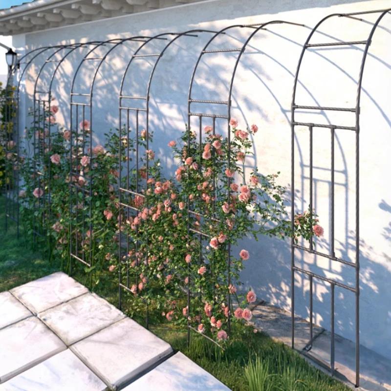 Support de jardin extérieur pour clématis ou roses, Support de vigne de raisin Durable, Support demi