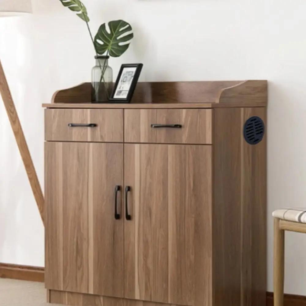 Ventilation de conduit d'air d'armoire ronde, 4 pièces, persienne en plastique, trou de maille, couv