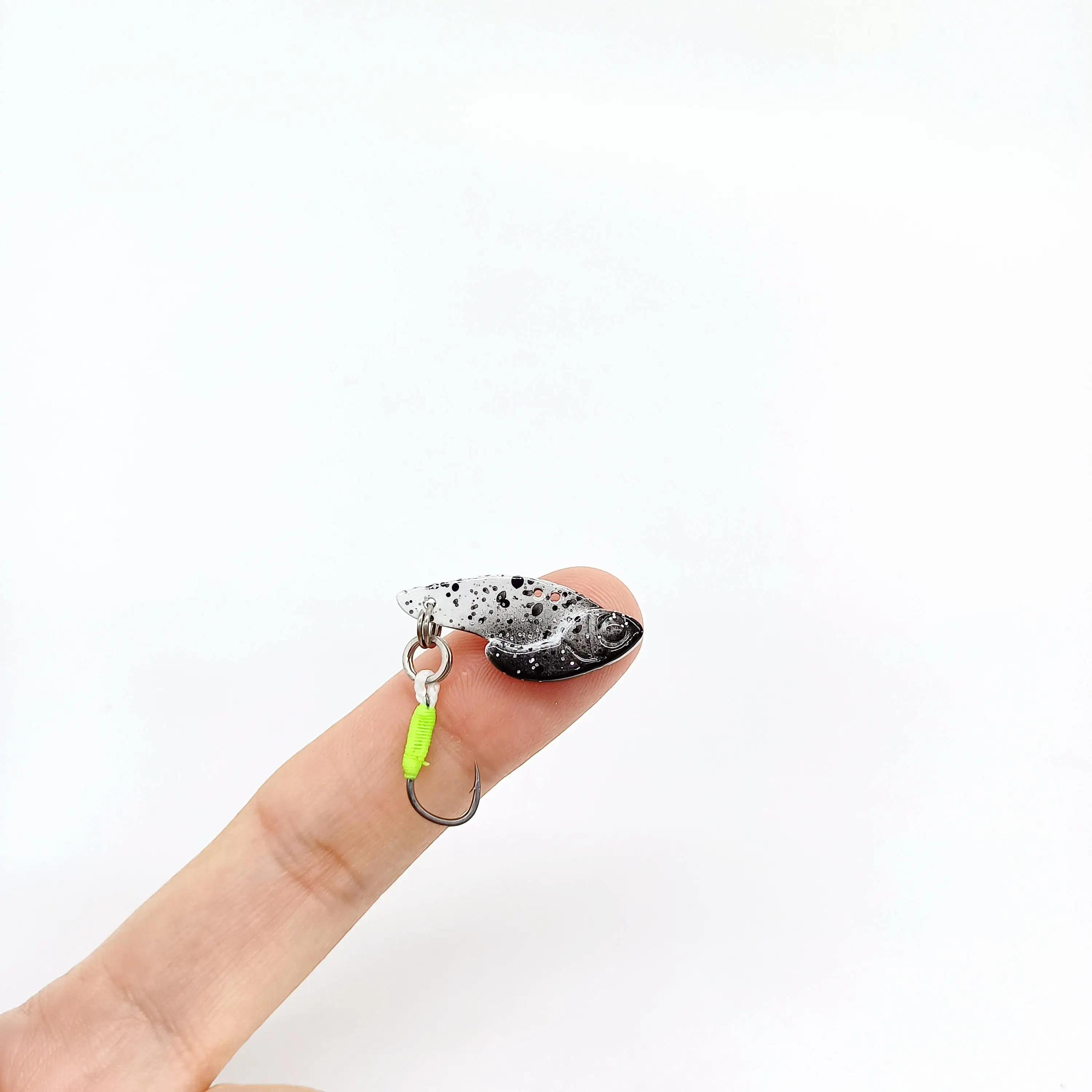 DUODUOYU 1 pièces nouveau Mini métal VIB leurres de pêche 3g/25mm Vibrations cuillère leurre basse a