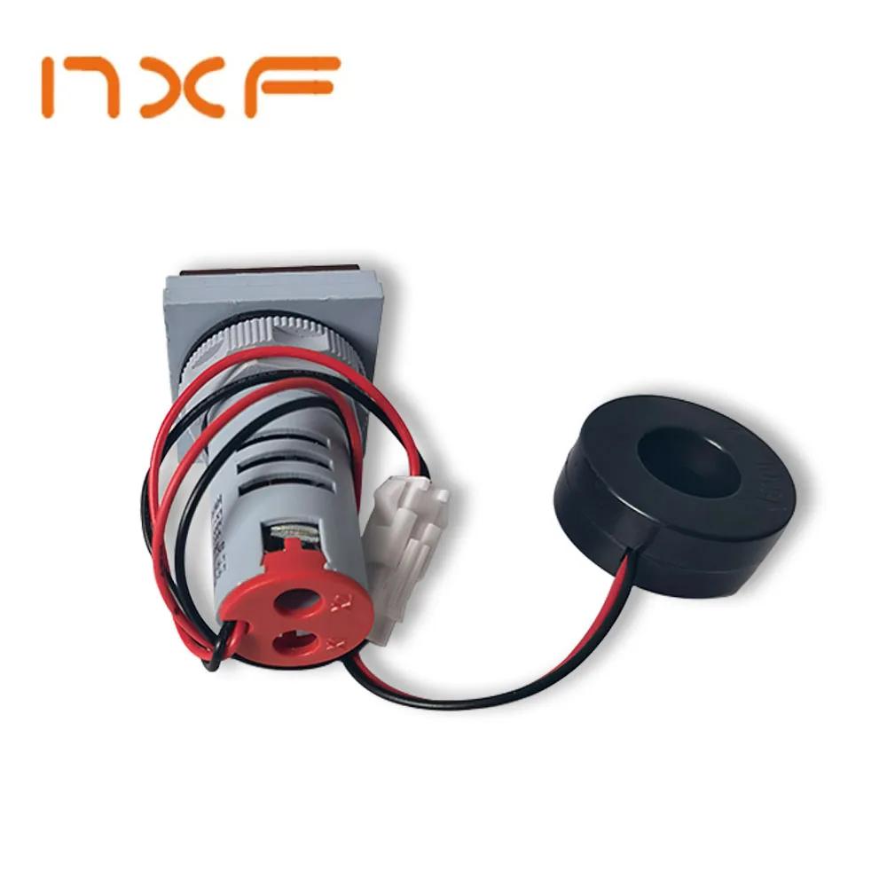 Voltmètre numérique Led AC 220, Mini affichage 60-500V 1-100A, ampèremètre, fréquence, compteur de t