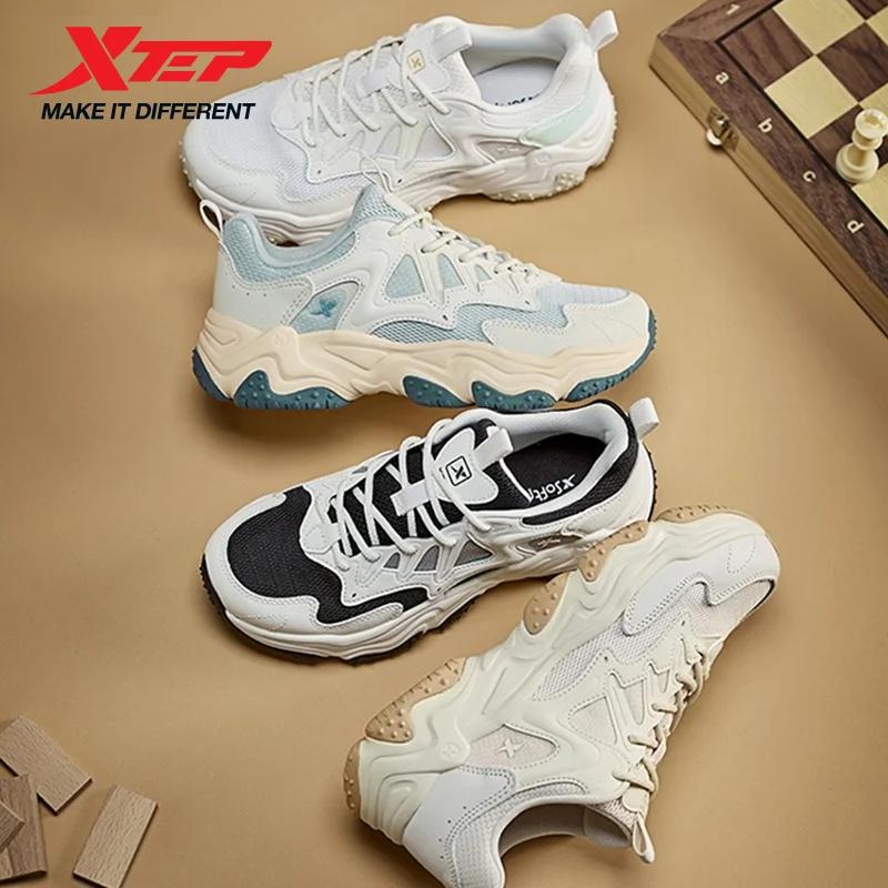 Chaussures décontractées Xtep Youmu pour femmes 2025 - Léger, respirant, semelles épaisses et style rétro