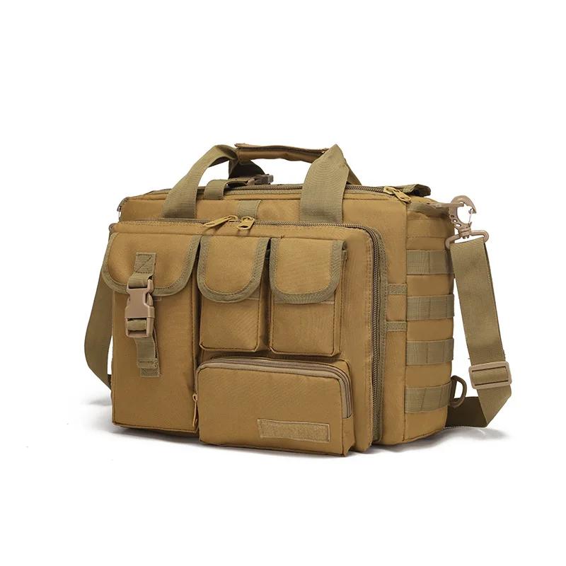 Sac à dos militaire tactique Molle en Nylon, sacoche à bandoulière pour ordinateur portable, porte-d