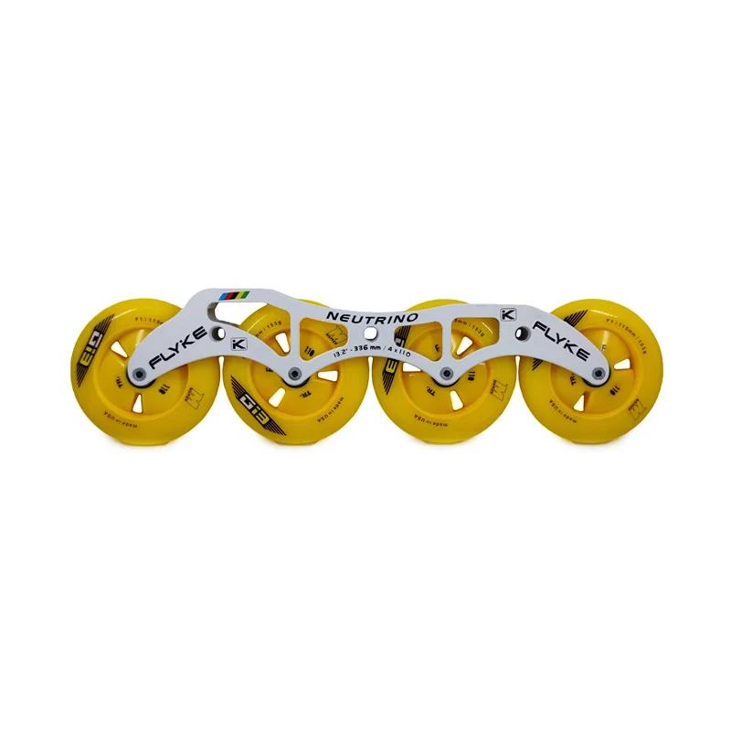 Flyke-Cadre de patins de vitesse en ligne, châssis MPC, 4 roues, NEUTRINO, 4x110, 4x100, 4x90, Black