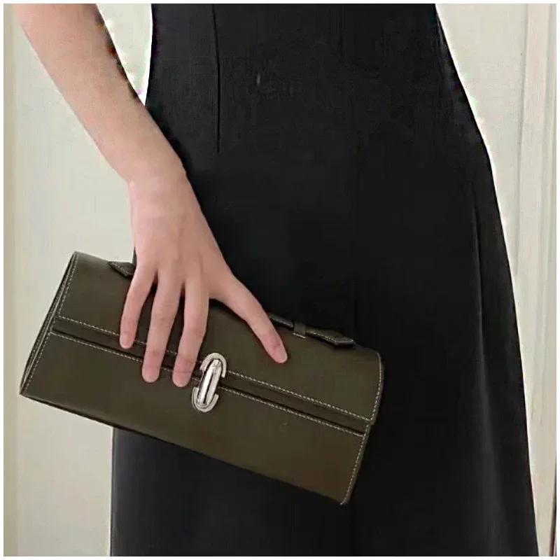 Sac fourre-tout en cuir véritable SAVETTE 2026 pour femme, sac à main simple, petit sac carré, haute