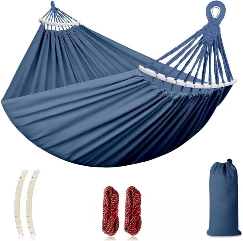 Hamac de Camping en tissu épais et Durable, hamac simple en toile, chaise pivotante de voyage, lit s