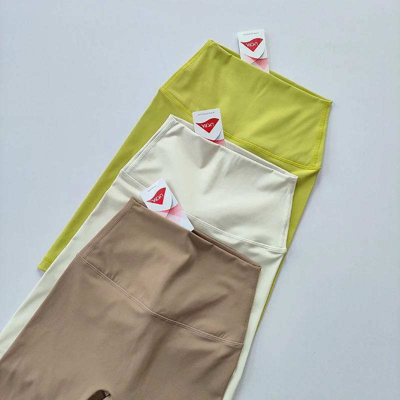 Short de yoga femme été taille haute - Fitness moulant respirant séchage rapide pour cyclisme et gym