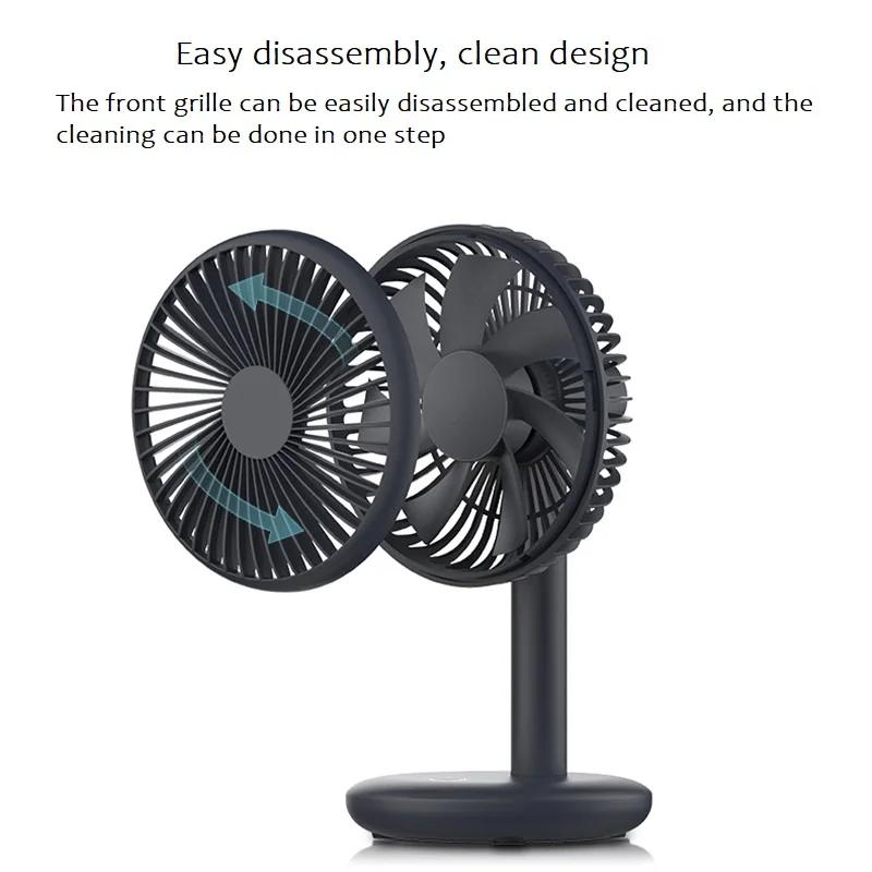 Millet Ventilateur de bureau portable, aste par USB, pour l'extérieur, mini ventilateur de sol silen