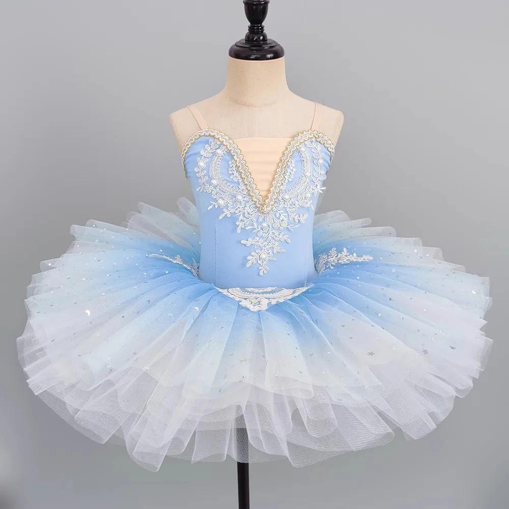 Jupe de Ballet pour filles, Costume de Ballet professionnel pour enfants, jupe TUTU de spectacle, ju