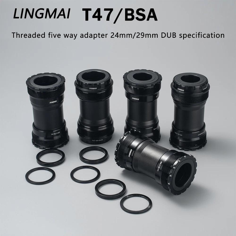 Support de pédalier de vélo, roulement en céramique BB T47, filetage 68mm 73mm 86,5mm Bsa 68mm 73mm