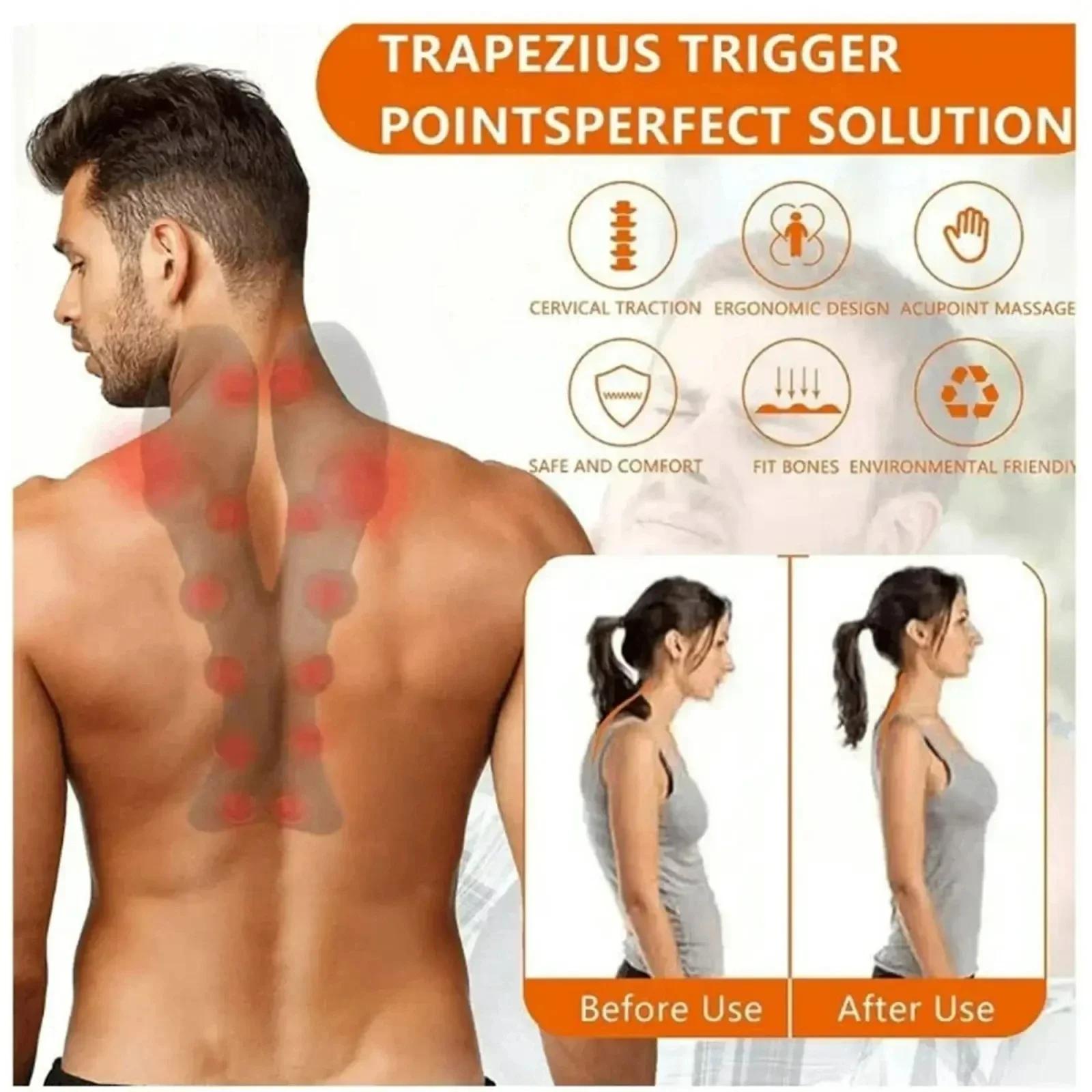 Dispositif de Traction cervicale, civière de cou, masseur pour civière de cou et d'épaule, outil de
