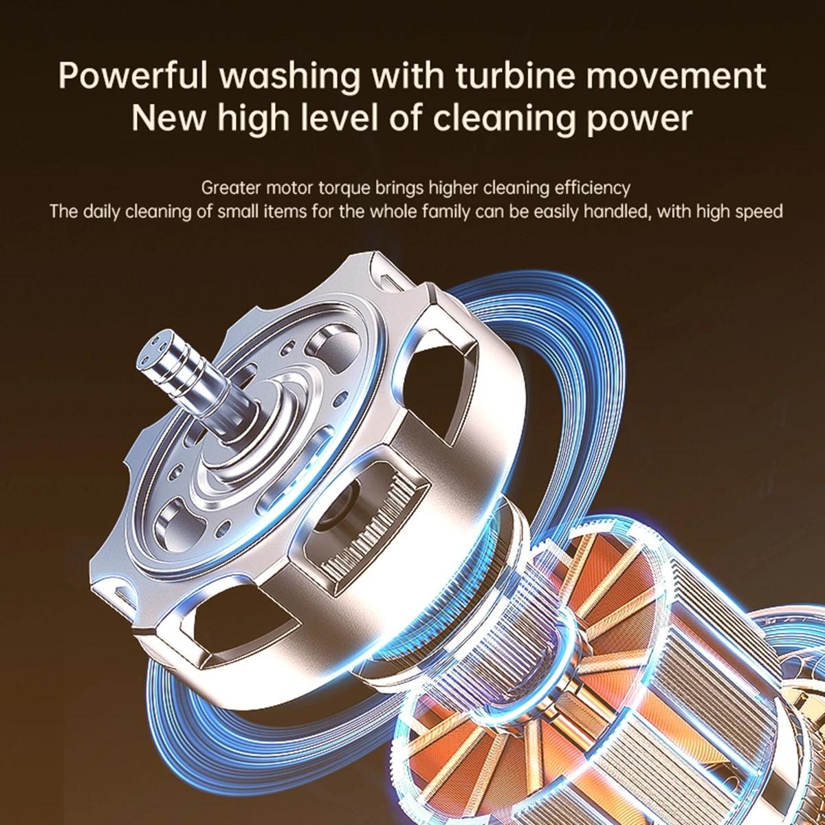 Machine à laver portative 9L, Mini Machine à laver pliante, stérilisation et séchage, adaptée aux vê
