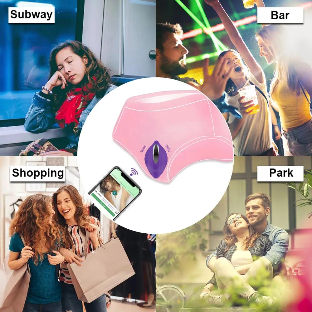 Oeuf vibrant télécommandé sans fil pour femme, vibrateur Bluetooth, stimulateur de clitoris portable