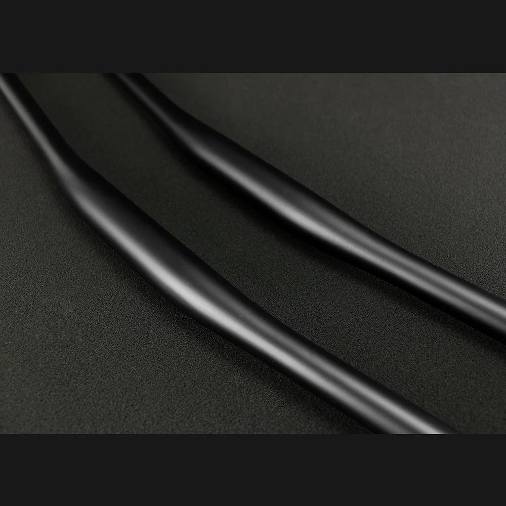 Guidon de vélo entièrement en fibre de carbone à 9 degrés, guidon de course tout-terrain XC, diamètr