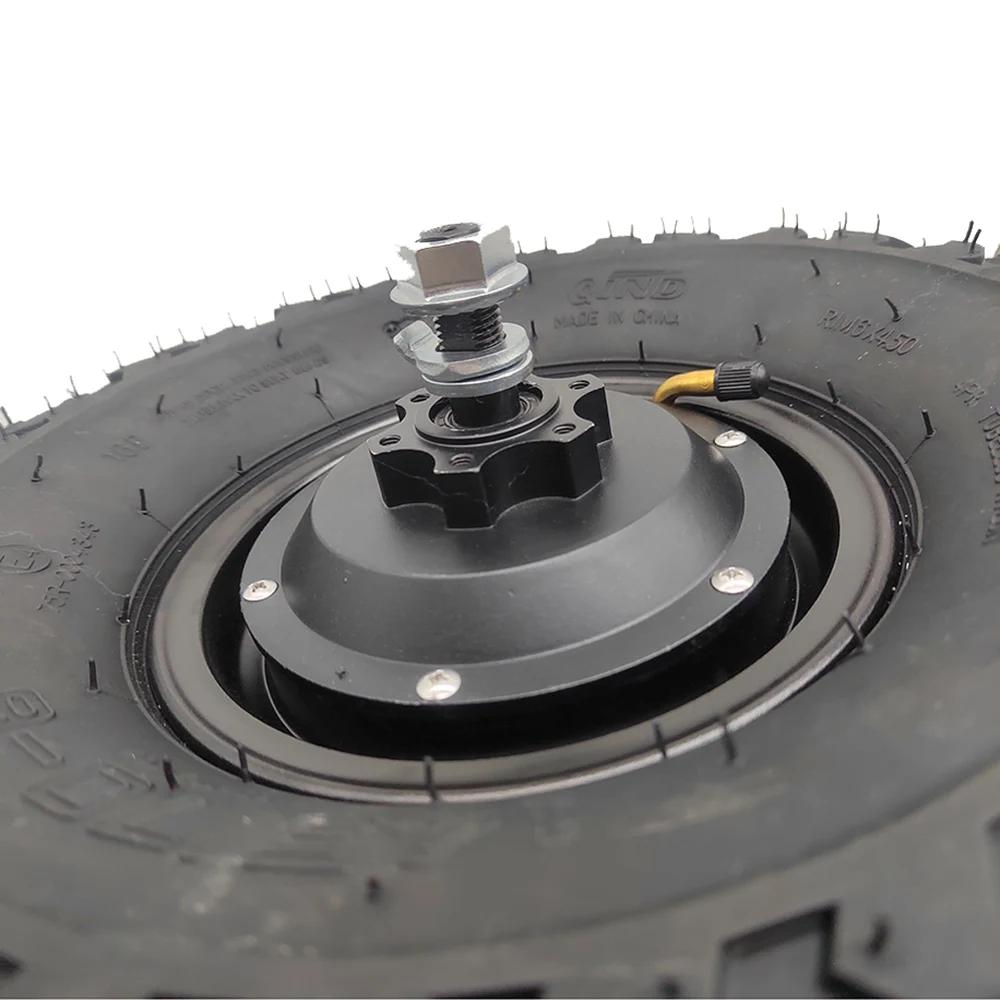 Kit de moteur de moyeu de brouette électrique, roue rugueuse, tout terrain, 24V, 36V, 48V, 350W, 500