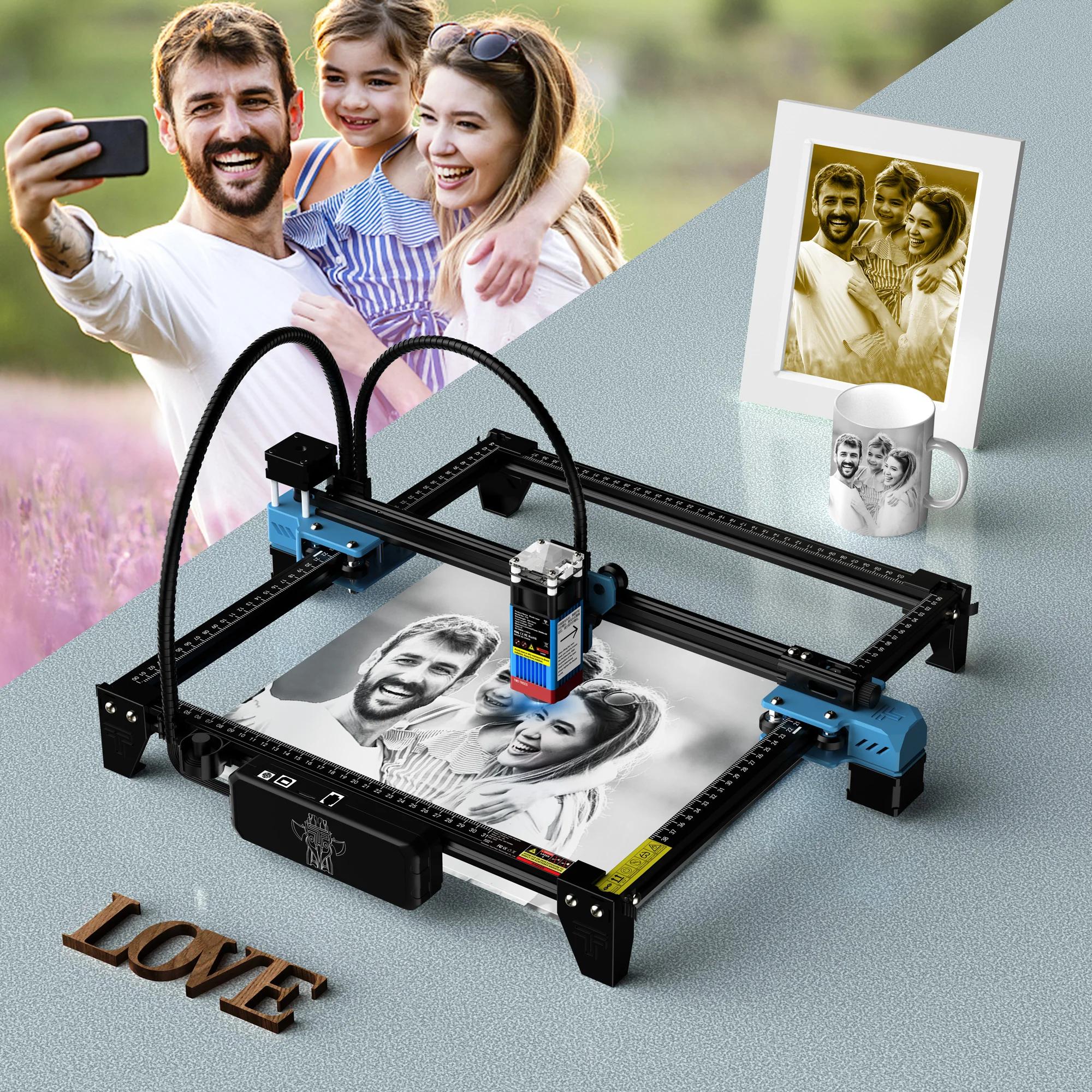 TT-5.5S 40W machine de gravure laser cadre machine de gravure laser spot comprimé LD + FAC 5.5W impr
