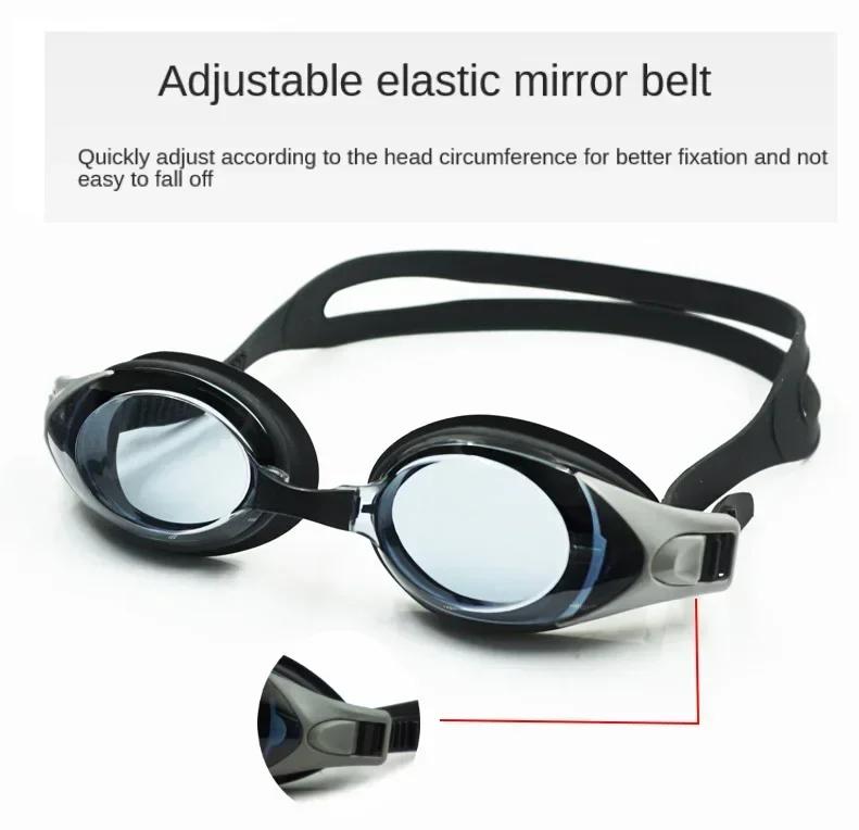 Lunettes de natation presbytes pour adultes – Protection UV antibuée, silicone confortable, lunettes