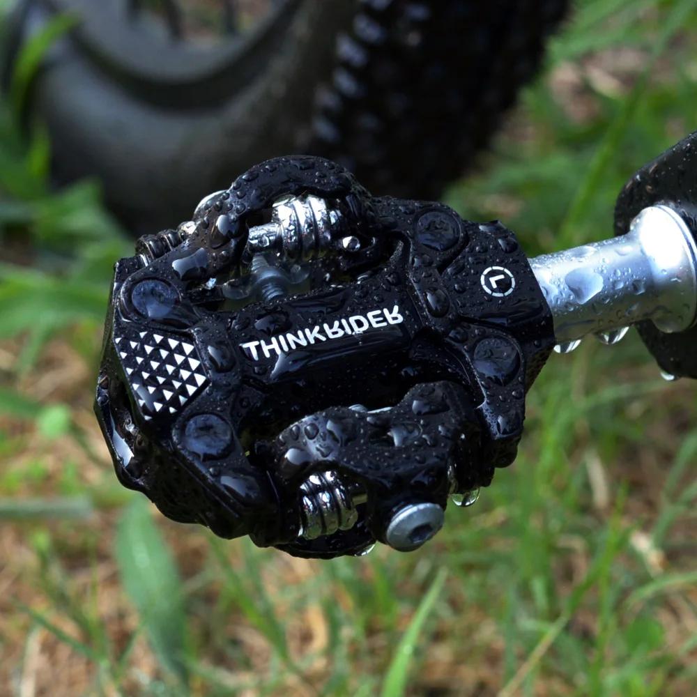 ThinkRider-Pédale de vélo étanche coordonnante, pédales éventuelles D ultralégères, 3 roulements sce