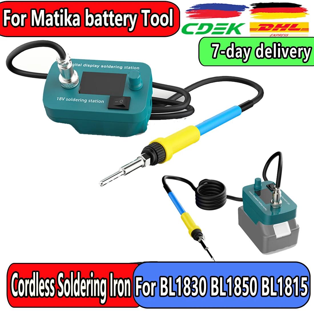 Outil de Station de fer à souder sans fil pour batterie for Makita18V LXT, Kit de fer à souder élect