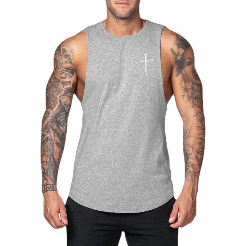 Débardeur de musculation homme personnalisé - Chemise sans manches fitness et entraînement musculaire