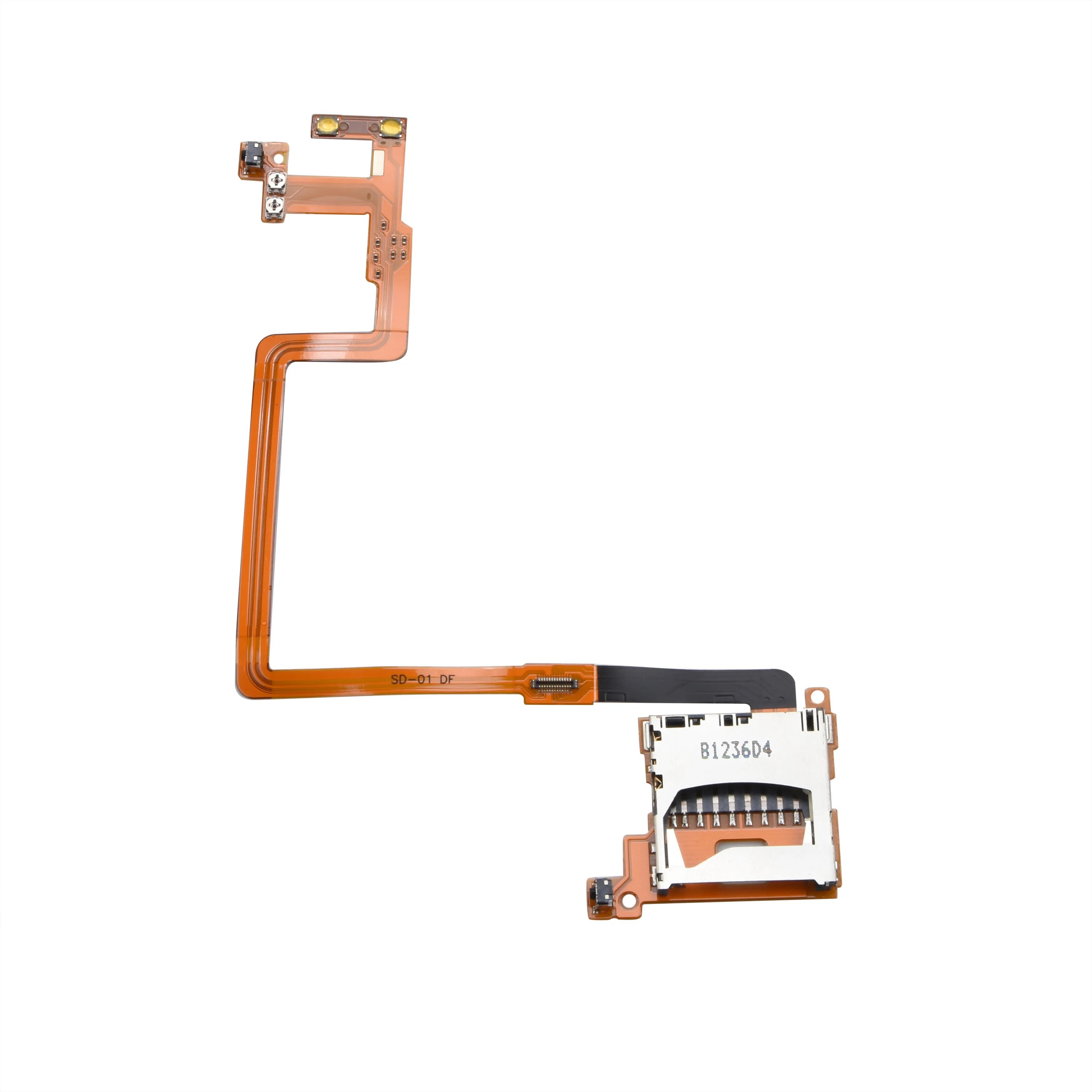 Pour Nintendo DSi NDSi emplacement pour carte SD câble ruban remplacement fente pour carte SD prise