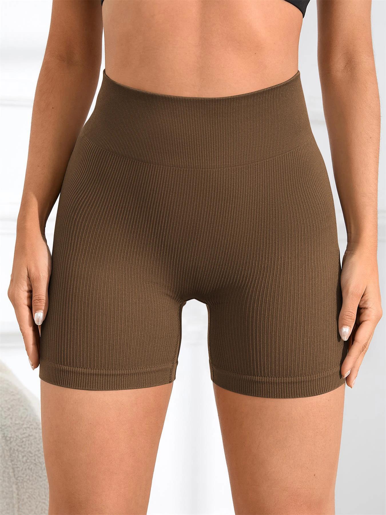 Short de sport taille haute pour femmes, Leggings de Yoga sans couture très extensibles, vêtements d