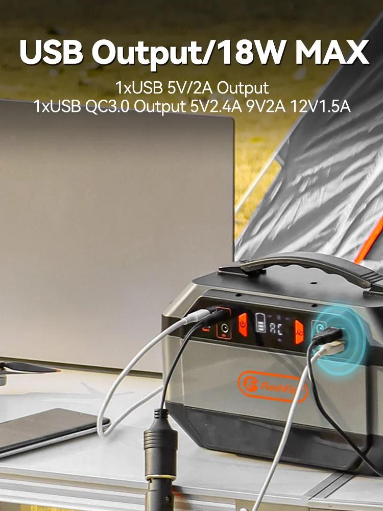 FF-Générateur solaire Flashfish, 288,6 Wh, centrale électrique portable, batterie 78000mAh/3.7V, AC