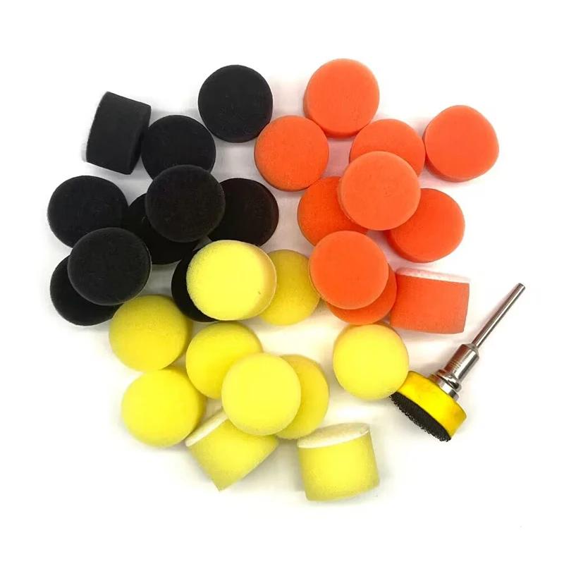Kit de tampons de polissage pour perceuse à mousse de voiture, 11 pièces, crochet et boucle 1 pouce