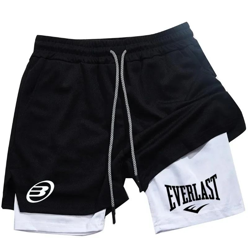 EVERLAST short de mode d'été pour hommes, confortable et à séchage rapide, adapté à la salle de spor