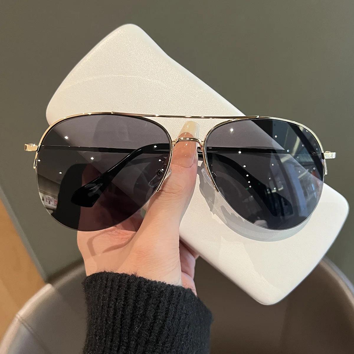 Nouveau Vintage pilote lunettes De soleil femmes hommes marque lunettes De soleil rondes femme lunet