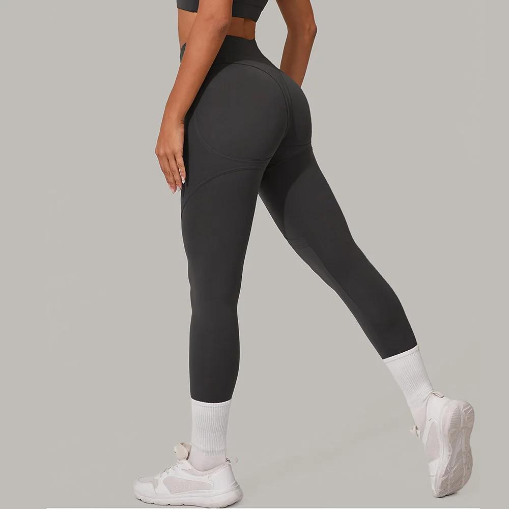 Pantalons de Yoga femmes hanche levage femmes course sport Leggings taille haute Fitness Leggings Pu