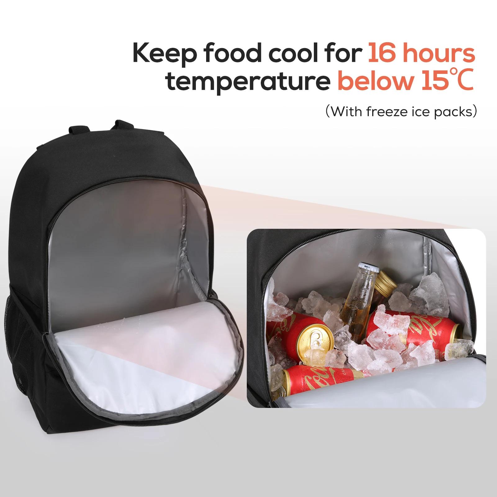 TOURIT 30L sac à dos thermique sac isotherme pour boissons sac isolé voyage plage bière étanche nour
