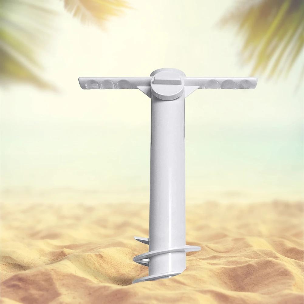 Support de parapluie de plage rotatif 3/5, inserts coupe-vent, équipement de prise de parapluie en s