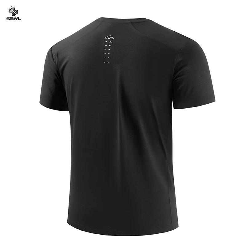 SBWL-T-shirt de randonnée en plein air pour homme, t-shirts de course à pied, perte de poids, fitnes