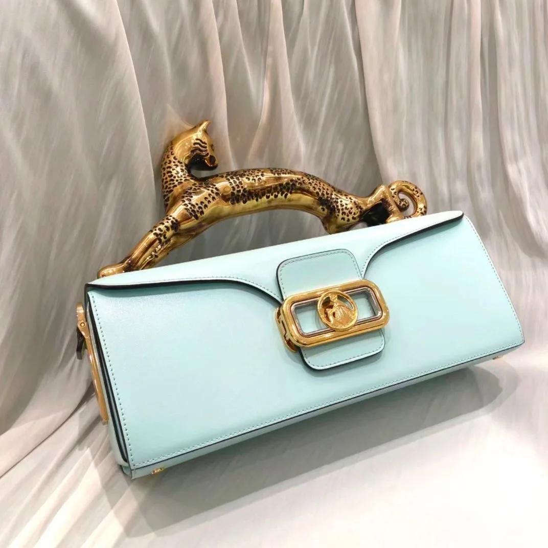 Sac à bandoulière carré en cuir de vache pour femmes, sac à bandoulière de fête polyvalent avec le m