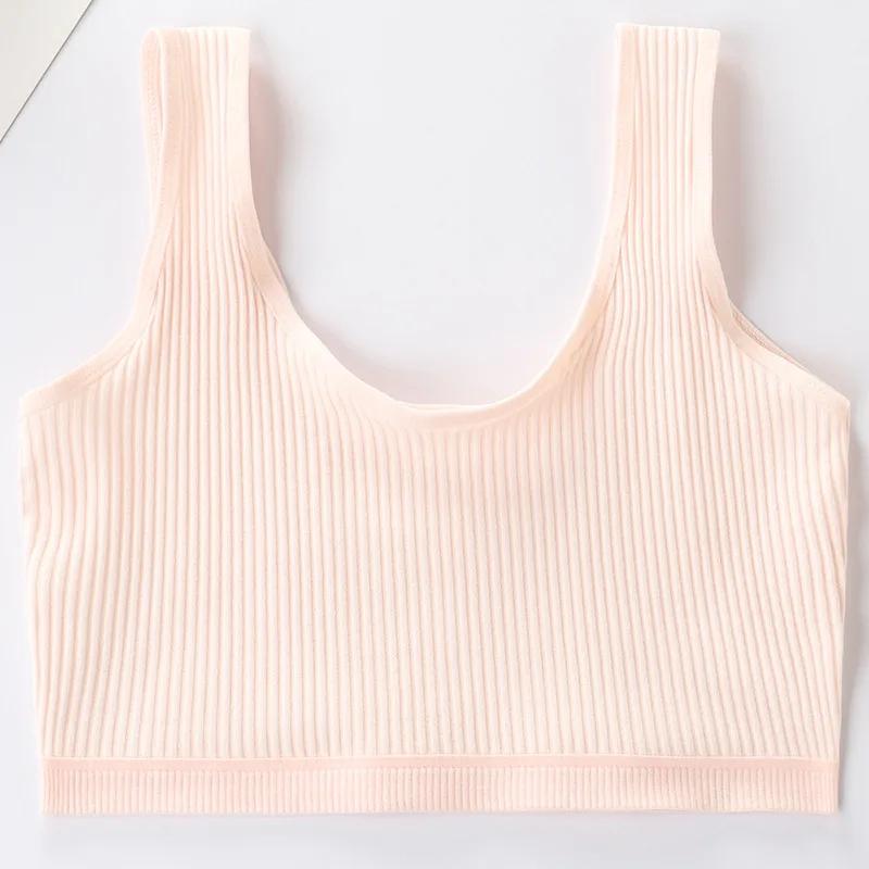 4 pièces/lot soutien-gorge de sport pour adolescentes enfants haut Camisole sous-vêtements jeune pub