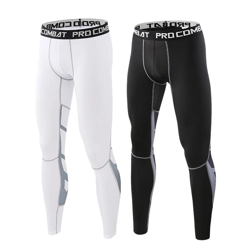Pantalon de compression élastique pour homme, legging collant, pantalon de survêtement, cyclisme, co