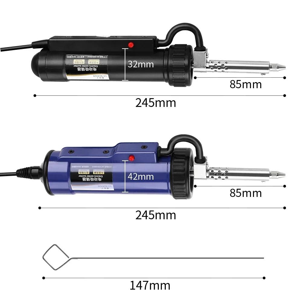 LUXIANZI 40W Machine à dessouder 2IN1 fer à souder électrique aspiration étain ventouse pistolet à v