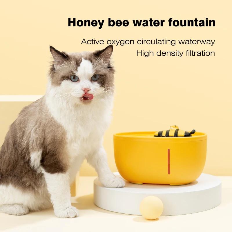 Fontaine d'eau pour chat, filtre automatique, bol d'abreuvoir électrique silencieux USB, 2l, abreuvo