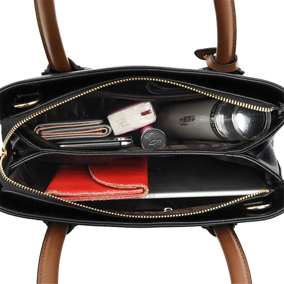 Sacs à main en cuir de luxe pour femmes, sacs à bandoulière design, fourre-tout de grande capacité,