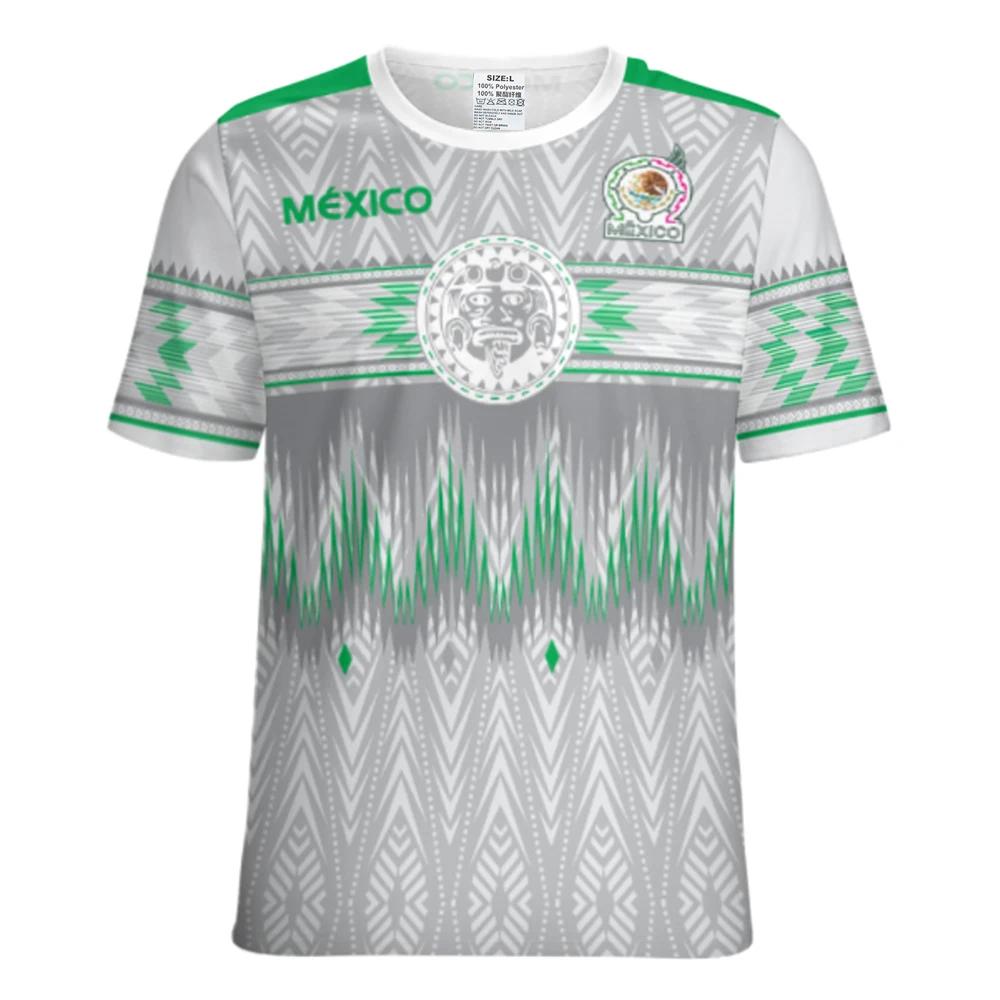 Maillot de football du Mexique pour hommes, maillot de football respirant à manches courtes, style é