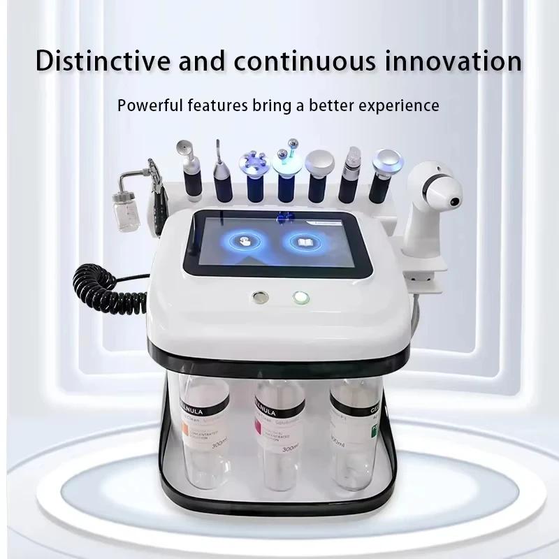 2025 10 en 1 H2o2 Aqua Peeling Lift Skin Bubble Hydratant Oxygène Hydro Machine faciale, Soins de la