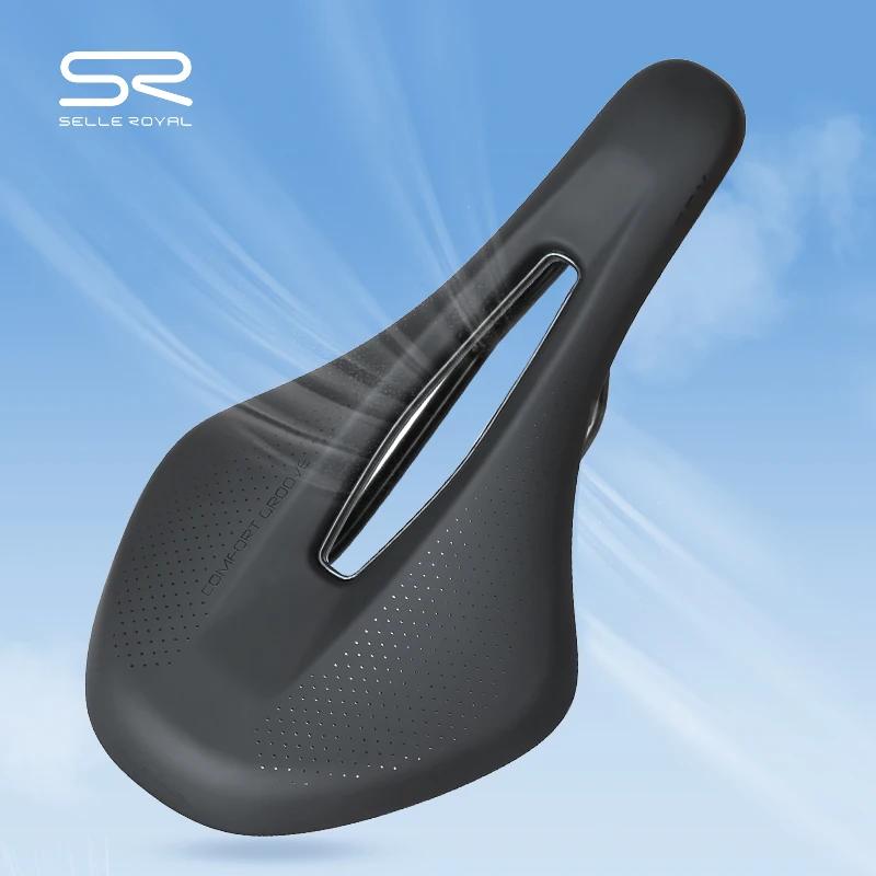 Selle de vélo respirante et légère SELLE ROYAL, selle de vélo de route et VTT, sièges souples en cui