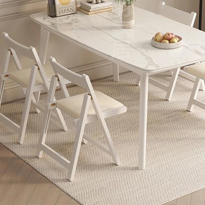 Chaises de salon simples, chaises nordiques modernes en bois, chaise pliante Portable minimaliste, D