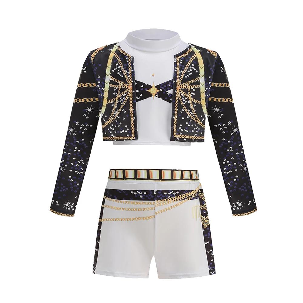 Costume de chanteuse pop pour filles, vêtements de mode, tenue de scène pour filles, uniforme de spe