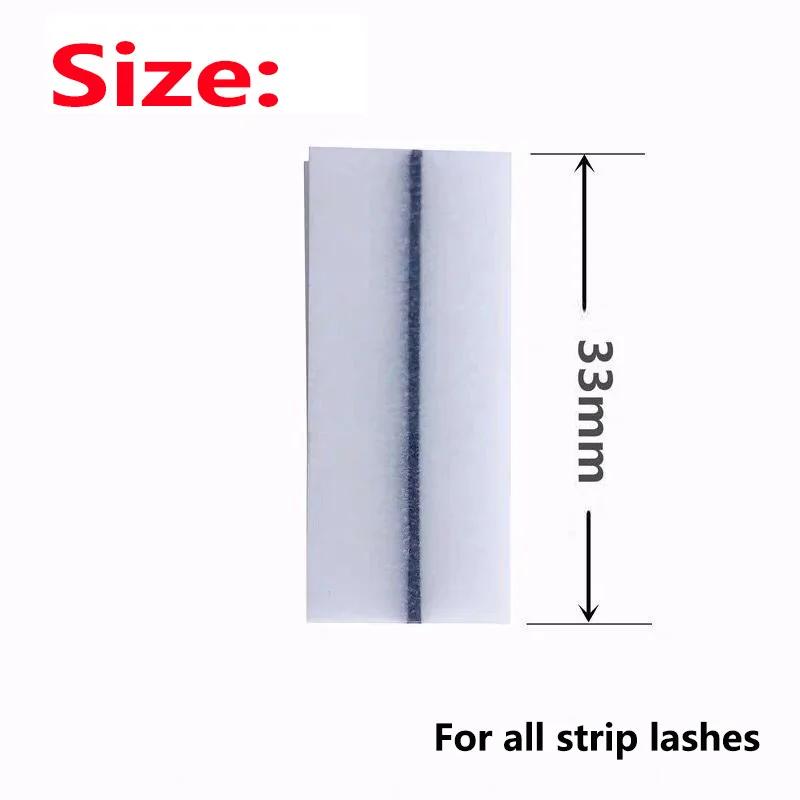 40 pièces/boîte réutilisable auto-adhésif sans colle cils bande de colle Extension de faux cils sans
