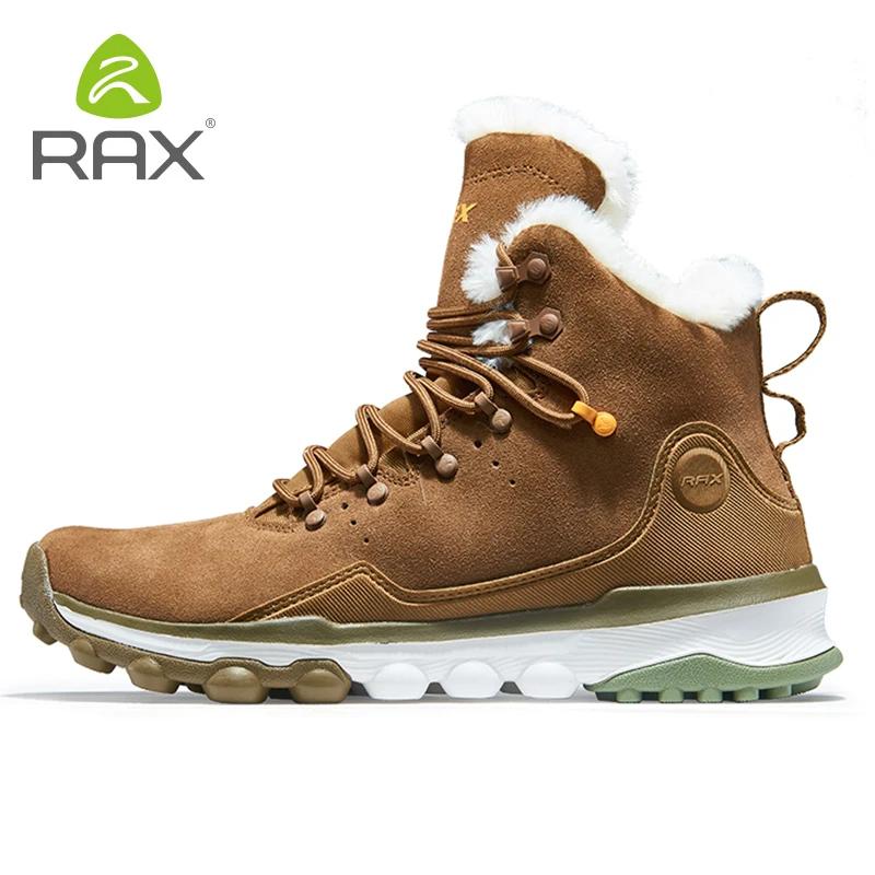 RAX-Chaussures de randonnée imperméables pour hommes, baskets d'extérieur d'hiver, bottes de neige e