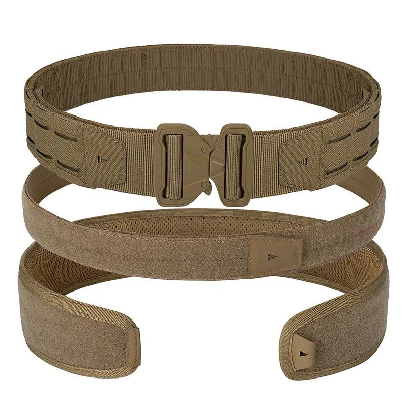 YAKEDA Battle Molle Riggers ceinture de service coussin antidérapant robuste et peigne de ceinture i