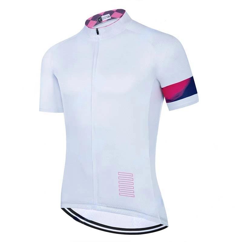 Vêtements de cyclisme blancs, vêtements de vélo de montagne, séchage rapide, manches courtes, vêteme
