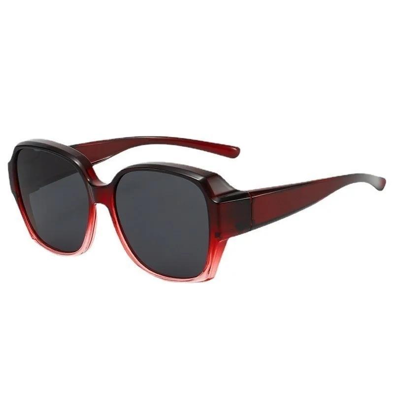 Lunettes de soleil myopie lunettes couverture lunettes de soleil polarisées pliant ajustement sur lu